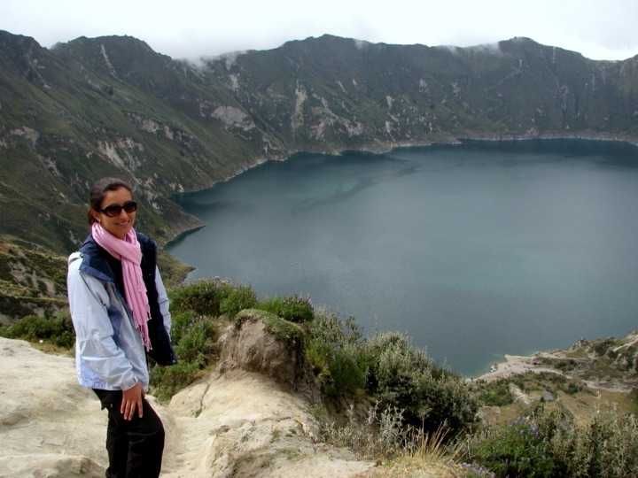Quilotoa Crater from Rim
