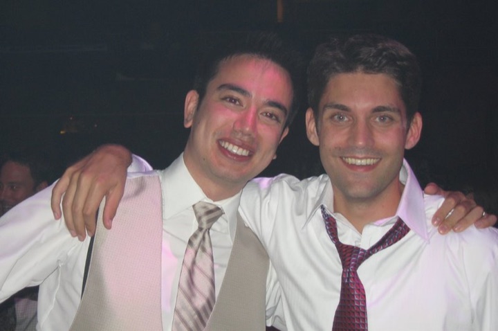 Alex and joe after the reception