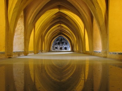 Arab baths in sevilla