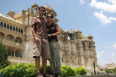 At the city palace udaipur