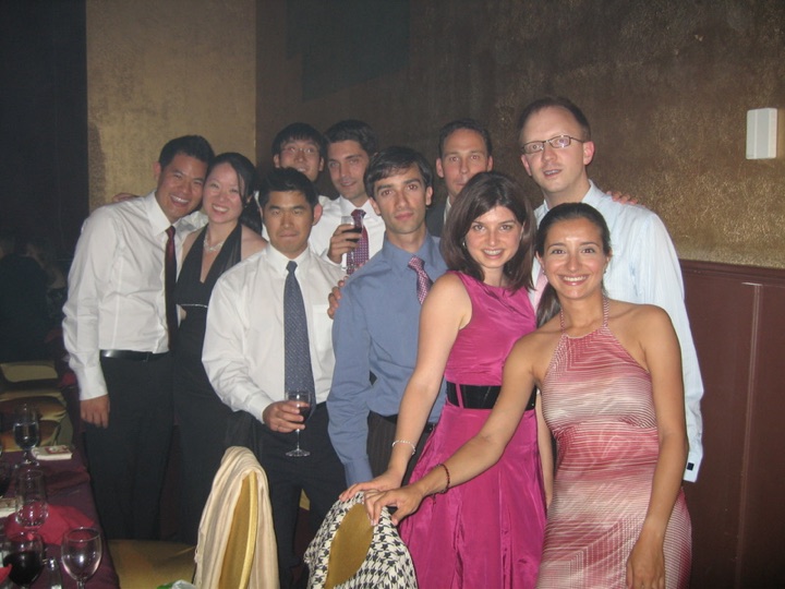 At the reception