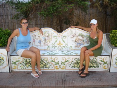 Beautiful capri benches