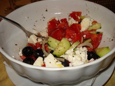 Best greek salad in rome