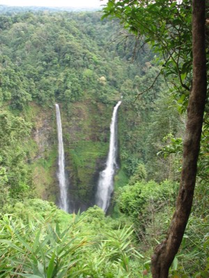 Boliven plateau waterfalls