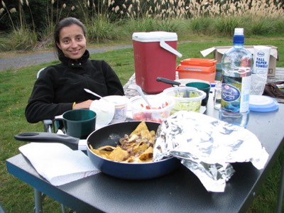 Camping nachos