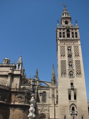 Cathedral and girlada tower