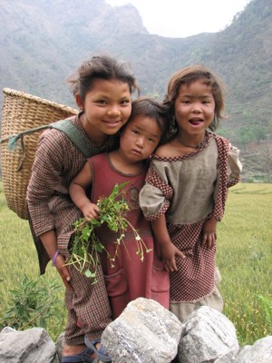 Children of dana village