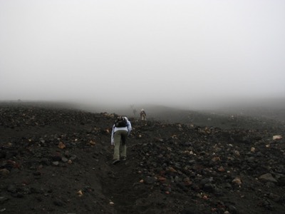 Climbing into the clouds of mount doom