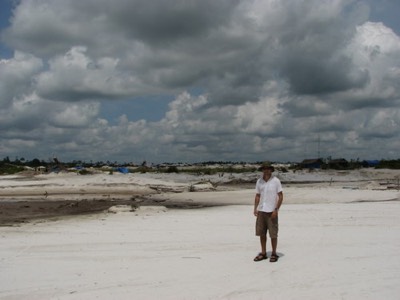 Devastation due to illegal mining