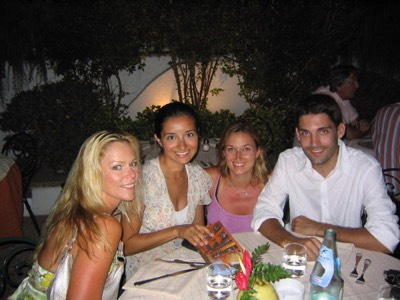 Dinner in capri