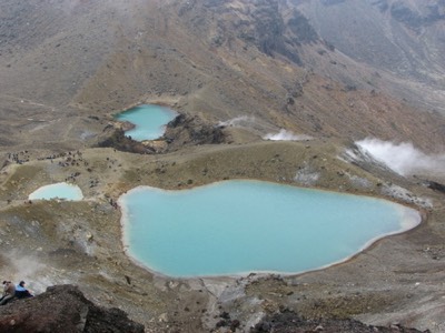Emerald lakes