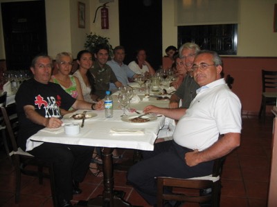 Family dinner in sevilla