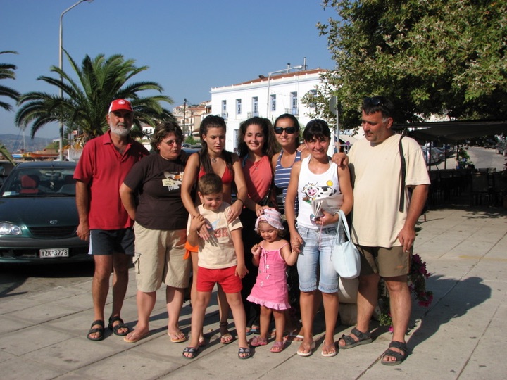 Family in greece