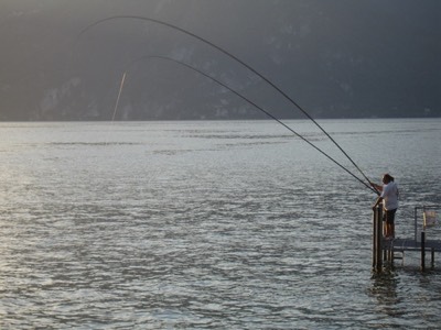 Fishing lake como