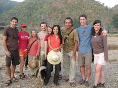 Group with camp founder lek in centre