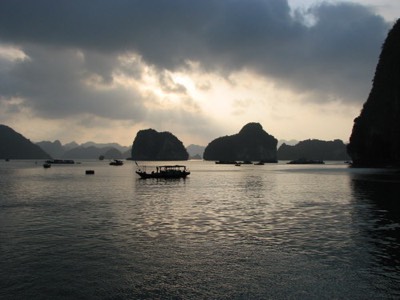 Halong at dusk