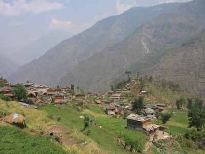 Hilltop village