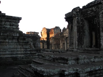 Inside angkor wat