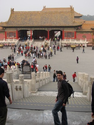 Joe at forbidden city