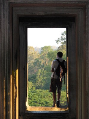 Joe at north side of angkor