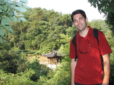 Joe at old dragon well tea garden