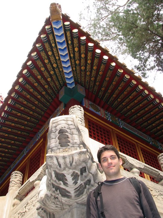 Joe at the temple