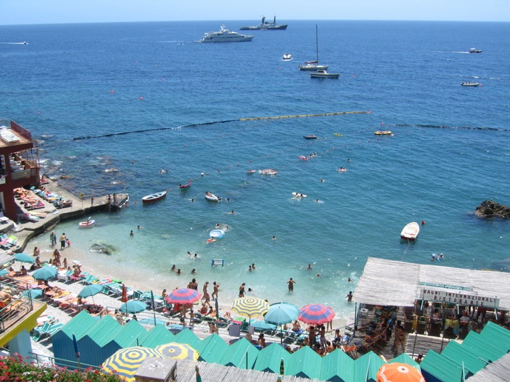 Marina piccola capri beach
