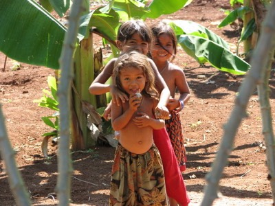 Miners children in ratanakiri