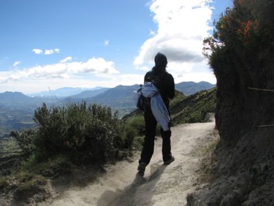 Penny Hiking Ecuador