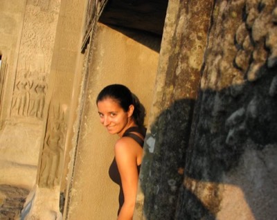 Penny at angkor