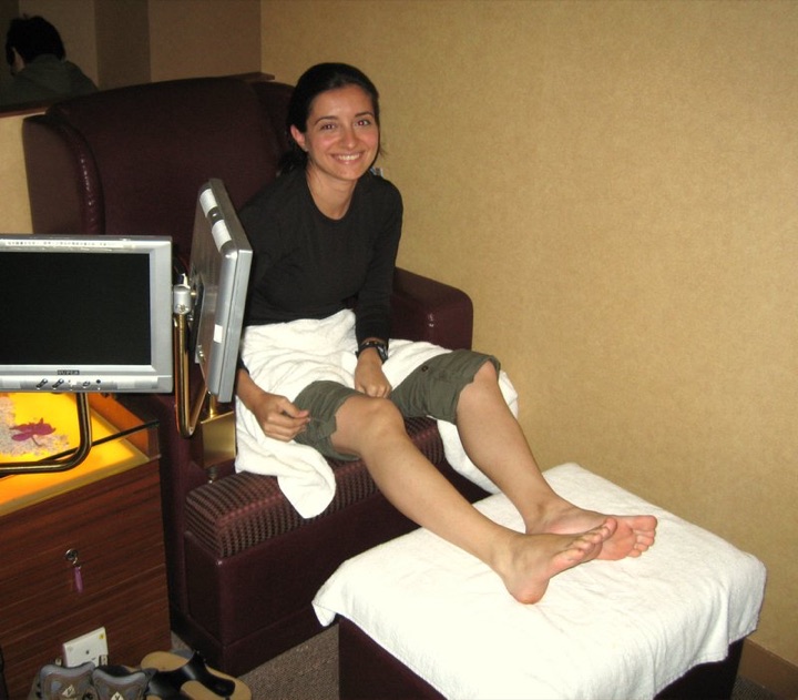 Penny foot massage