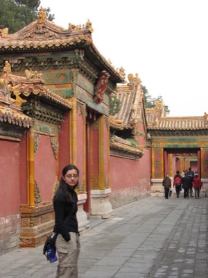 Penny in the halls of the forbidden city
