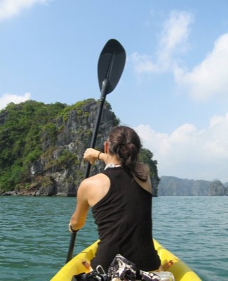 Penny kayaking