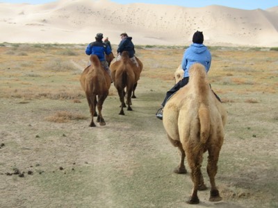 Penny on camel