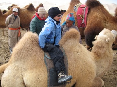 Penny on camel