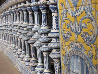 Plaza espana balustrade