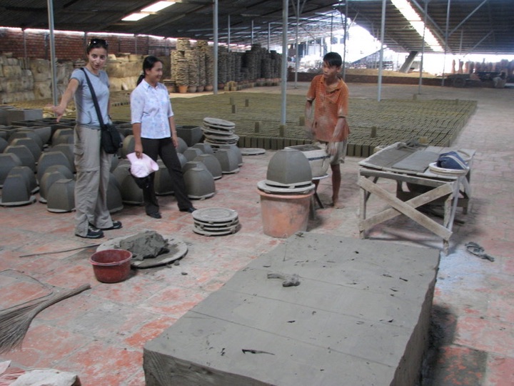 Pottery factory