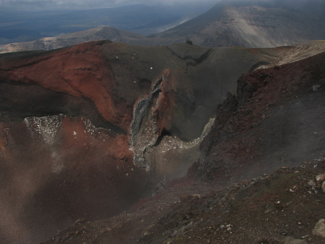 Red crater