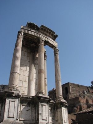 Ruins palatine hill rome