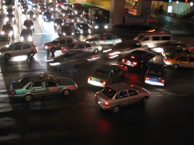 Shanghai traffic chaos