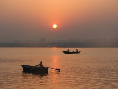 Sunrise over the ganges