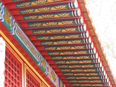 Temple roof detail