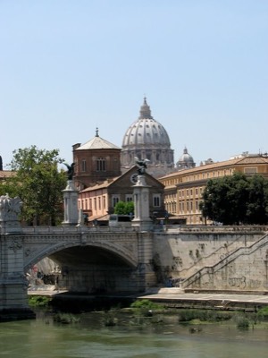 Tiber and st peters