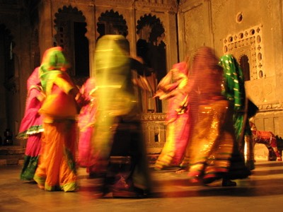 Traditional rajasthani dance show