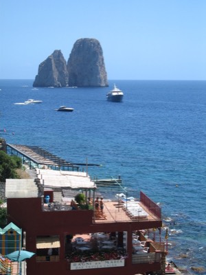 View from marina piccola