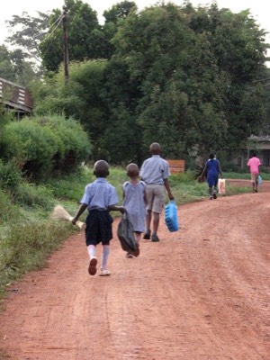 Walking to school