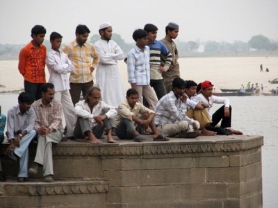 Watching bathers