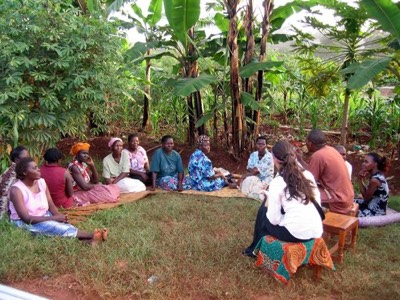 Womens empowerment group meeting
