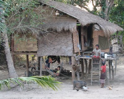 Laos_hilltribe_home