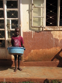 Caesar_washing_his_uniform